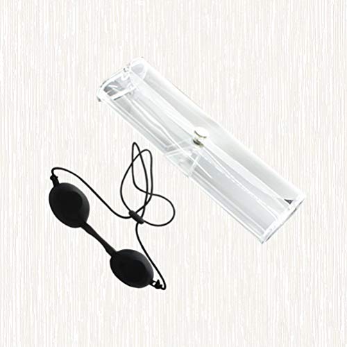 Milisten - Juego de 2 gafas de seguridad para bronceado y protección de ojos, protección para los ojos, protección para los pacientes con IPL UV infrarroja LED terapia de luz