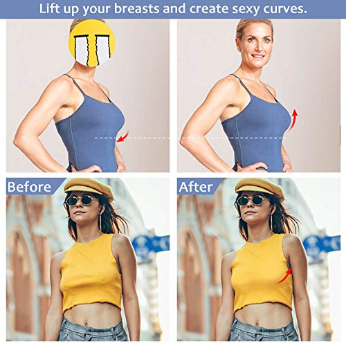 MIMEIMIAI Pezoneras Adhesivas, Push Up Breast Lift Sujetadores Adhesivos Invisibles Reutilizable Pezón Levantamiento Cubierta (Flor, A/B Cup)