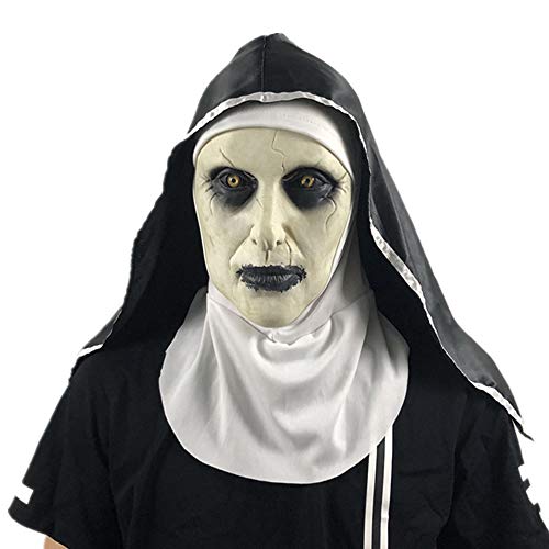 Miminuo Halloween Ghost Festival Horror Mask Sorpresa Fantasma Femenino Mascarilla Cosplay Máscara Lateral Scary Full Head