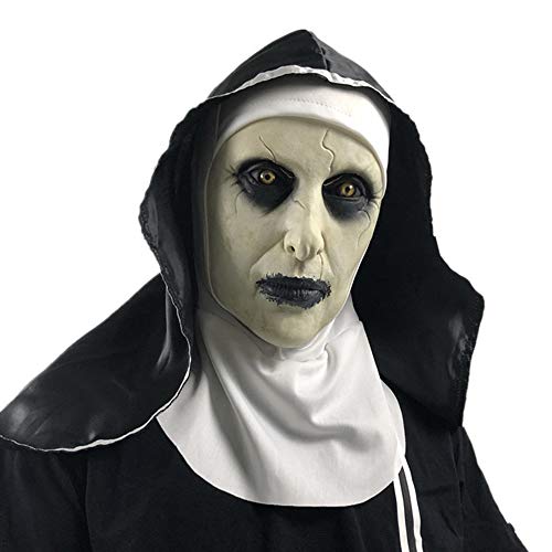 Miminuo Halloween Ghost Festival Horror Mask Sorpresa Fantasma Femenino Mascarilla Cosplay Máscara Lateral Scary Full Head
