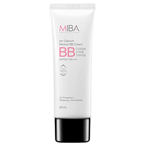Mineral Bio El ión calcio mineral BB Cream SPF 50 +/PA +++ 50ml Protección UV y blanquea y anti-arrugas