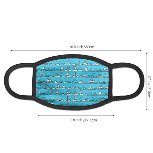 Mini bandana de pesca reutilizable, color me en tela, unisex, lavable, transpirable, protección bucal al aire libre, protección para adultos y niños