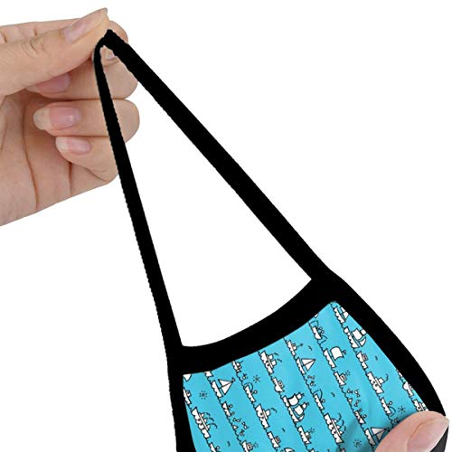 Mini bandana de pesca reutilizable, color me en tela, unisex, lavable, transpirable, protección bucal al aire libre, protección para adultos y niños