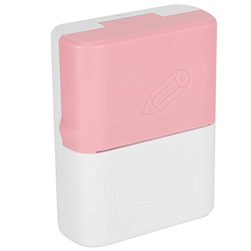 Mini Impresora PortáTil, Impresora InaláMbrica con Impresión TéRmica, Impresora de Bolsillo para Preguntas de Clasificación Incorrecta Copia de CóDigo de Barras Impresión de FotografíAs(rosado)