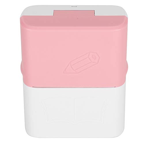 Mini Impresora PortáTil, Impresora InaláMbrica con Impresión TéRmica, Impresora de Bolsillo para Preguntas de Clasificación Incorrecta Copia de CóDigo de Barras Impresión de FotografíAs(rosado)