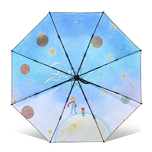 Mini Paraguas Pequeño del Sol,Paraguas de Viaje Portátil Resistente Anti UV Plegable,para Actividades al Aire Libre - Adultos y Niños