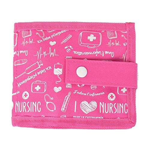 MINIKEEN'S, Salvabolsillos enfermera, Estampado rosa, Mobiclinic