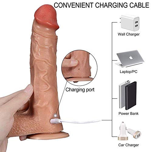Minnhong Cônșølạdør Vībrǎdôręș Mujer çlîtọrîș y Pųņtọ Ġ Sęxô, Pểnểs Silicôna Cônșølạdøres Sęxụạles Vībrādør para Mujer Realista anãlès Clitọrîǎnô, Doble Electricọ Silenciôsọ, USB Ręcargable