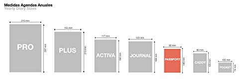 Miquelrius 31521 - Agenda 2020, Día Página (90 x 140 mm), de bolsillo, Agatha Ruiz de La Prada Corazones, Castellano