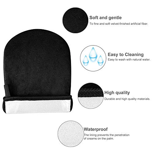 Mirrwin Aplicador de Guantes de Bronceado para Autobronceador Aplicadores de Loción para Aplicadores de Bronceado de la Cara Guantes de Bronceado Ldeal para un Baño o Aplicar Loción Autobronceadora