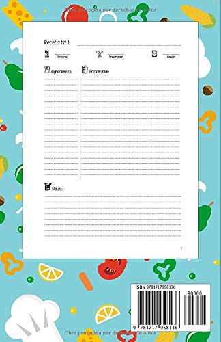 Mis Recetas Favoritas: Libro de recetas «hazlo tú mismo» para anotar tus recetas favoritas