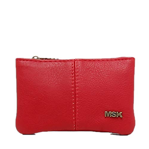 Misako Monedero Veris | Monedero para Mujer, Portamonedas Color Burdeos, 3x12x8cm