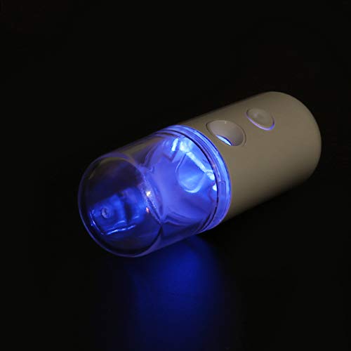 MiSha Dispositivo USB portátil Recargable Nano humidificador nebulizador de Niebla vaporizador Facial Belleza Dispositivo, Nano Aerosol Instrumento hidratante