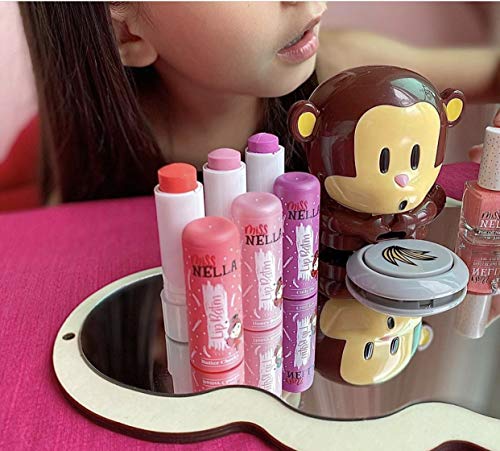 Miss Nella HONEY BUNNY Hypoallergenic children Lip Balm, Non Toxic Make Up for kids, perfect for those with sensitive skin.