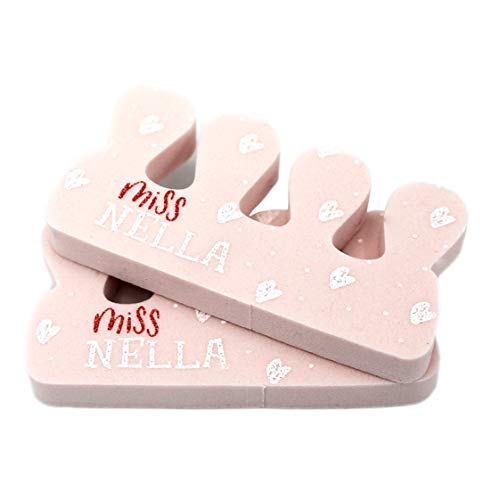 Miss Nella KIT DE UÑAS Y PAQUETE DE 3 ESMALTES - Accesorios para uñas para niños - 3 esmaltes de uñas desprendibles, adhesivos para uñas, tatuajes, separadores de uñas y separadores de dedos