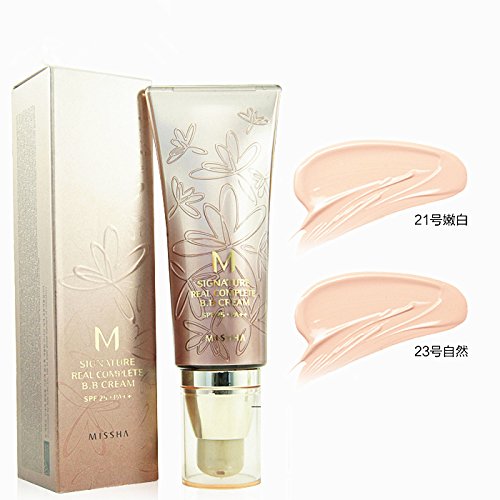 Miss Sha M Signature Real Complete BB Cream SPF25/PA++ (No. 21/Light Pink Beige) 45 g, 1 unidad