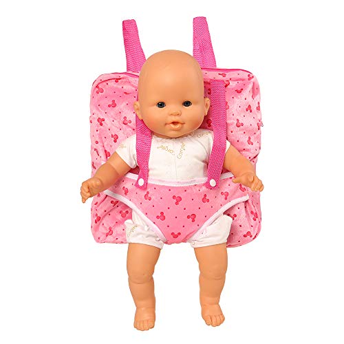 Miunana Accesorios: 1x Ropa +1x Mochila + 1x Vajilla + 2X Pañales + 2X Baberos para 14-18 Pulgadas Muñecas Baby Doll Baby Alive (Ropa + Accesorios + Mochila)