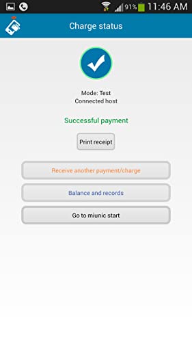 Miunic POS - Acepta pagos con tarjeta de crédito con tu teléfono móvil android - App for Stripe - Terminal Punto de Venta TPV