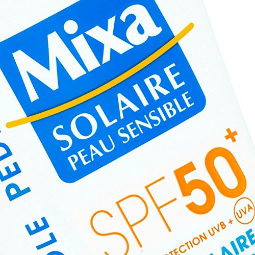 Mixa Solaire Peau Sensible - Protection Enfant 1 ères Sorties au Soleil Pour Peau Intolérante au Soleil SPF 50+ - 100 ml
