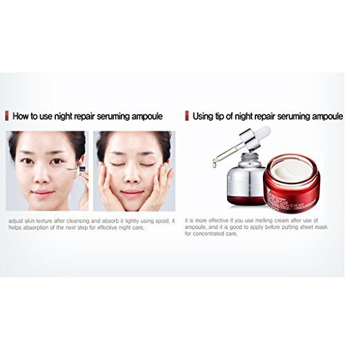 Mizon Night Repair Serum – Antiarrugas – Sérum nocturno con péptidos para el cuidado nocturno