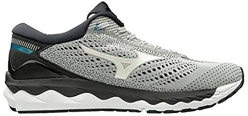 Mizuno Wave Sky 3, Zapatillas de Running por Hombre, Gris (GlacierGray/White/EnamelBlue 02), 43 EU