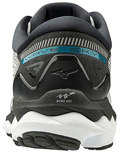 Mizuno Wave Sky 3, Zapatillas de Running por Hombre, Gris (GlacierGray/White/EnamelBlue 02), 43 EU