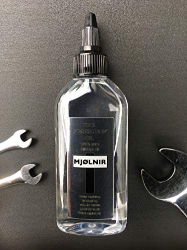Mjolnir Aceite de silicona puro para herramientas 100 ml – 100% aceite de silicona sin aditivos – Ideal para herramientas seguras para manos – También se utiliza para acrílico vertir arte