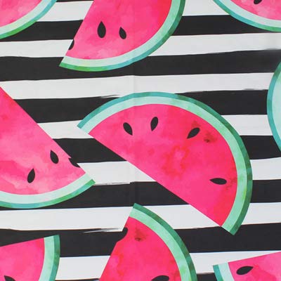 MKHB Toalla de Playa de sandía de Fibra de Terciopelo de Doble Cara de Secado rápido Toalla de baño Rectangular cojín de Silla de Playa 160 * 80 cm Tira de sandía Negra