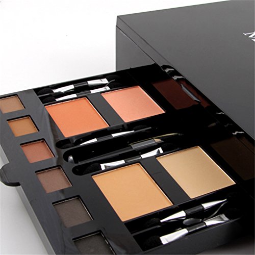 MKNZONE 180 Colores Paleta De Sombras De Ojos - Profesionales Ultra Pigmentado Paleta Maquillaje Natural y Perdurable