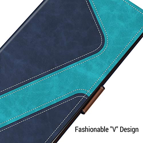 MOBESV Funda para Samsung Galaxy A21s, Funda Libro Samsung A21s, Funda Móvil Samsung Galaxy A21s Magnético Carcasa para Samsung Galaxy A21s Funda con Tapa, Azul
