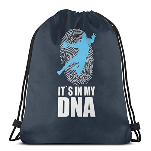 Mochila Bolsas con cordón Cinch Sack Bolso de cuerda Baloncesto Huella digital Fuente Mochila deportiva Para playa Deporte Gimnasio Viajes Yoga Camping Compras Escuela Senderismo Hombres Mujeres