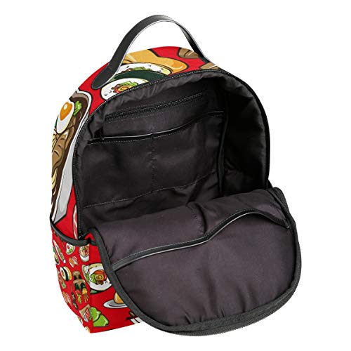 Mochila de Cocina Japonesa de Dibujos Animados para niños y niñas Mochila Linda Mochila Casual al Aire Libre