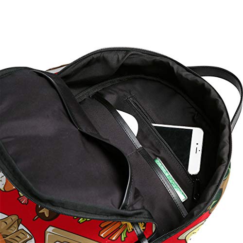 Mochila de Cocina Japonesa de Dibujos Animados para niños y niñas Mochila Linda Mochila Casual al Aire Libre