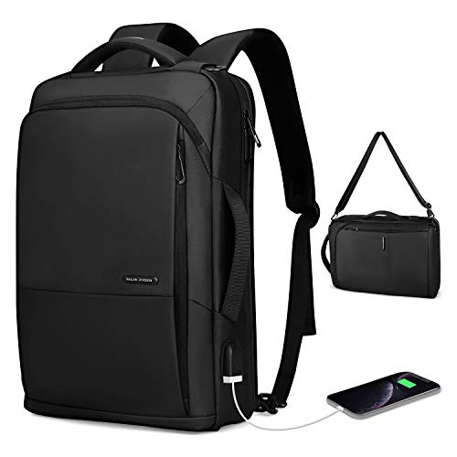 Mochila para portátil de Negocios MARK RYDEN 3 en 1 Bolso Bandolera a Prueba de Agua para Hombres y Mujeres con Puerto USB Apto para computadora portátil de 15.6 Pulgadas