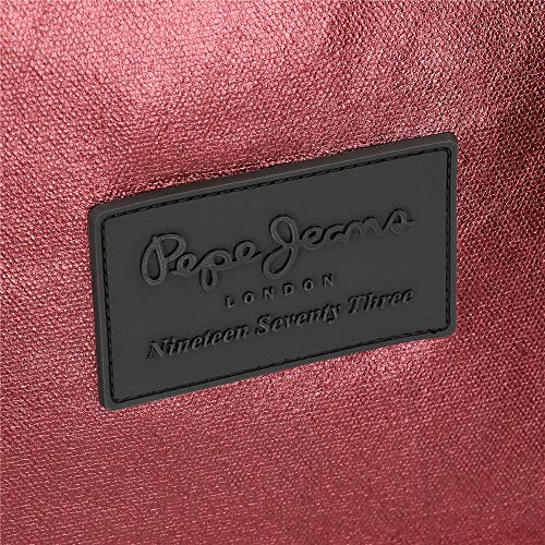 Mochila Pepe Jeans April para Portátil 15,6" Adaptable Burdeos