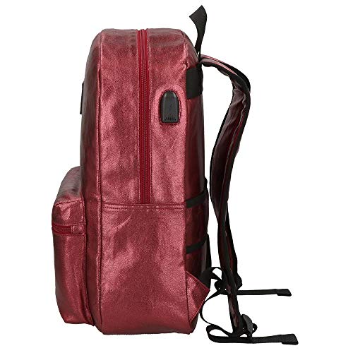 Mochila Pepe Jeans April para Portátil 15,6" Adaptable Burdeos