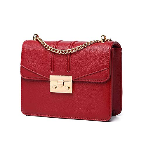 Modelos Señoras De Bolso De La Manera De La PU Bolso De La Cadena Versión Coreana De La Bolsa De Mensajero del Hombro del Color Sólido Pequeño CK