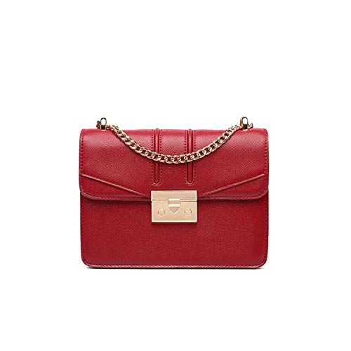 Modelos Señoras De Bolso De La Manera De La PU Bolso De La Cadena Versión Coreana De La Bolsa De Mensajero del Hombro del Color Sólido Pequeño CK