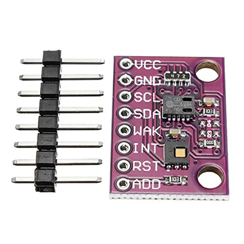 Módulo de Sensor de Calidad del Aire, CCS811 HDC1080 Sensor Digital de Temperatura y Humedad Módulo de Sensor de Calidad del Aire CO2 de dióxido de Carbono de Alta precisión de bajo Consumo (púrpura)