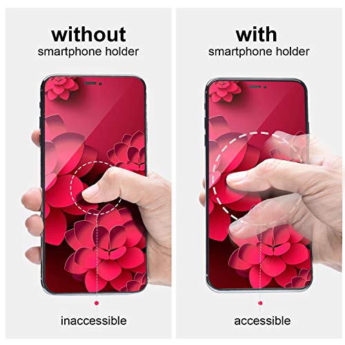 moinkerin 2 Piezas Elástico con Agarre de Dedo Agarre Elástico para Móvil Banda de Sujeción para Dedos para Smartphone Tablet Huawei Samsung Sony