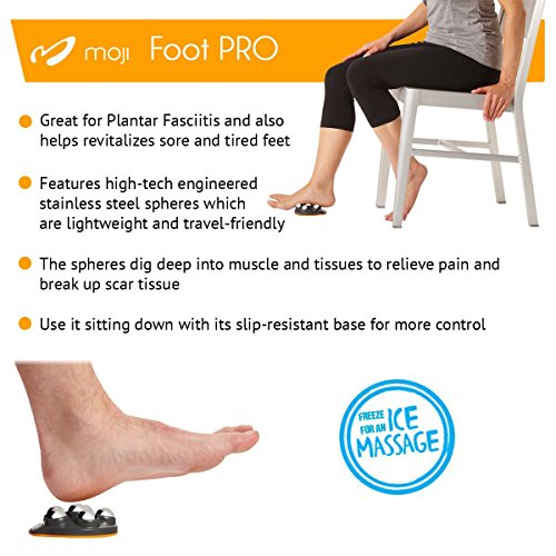 Moji Foot Pro - Masajeador de pies definitiva - Alivia la fascitis plantar