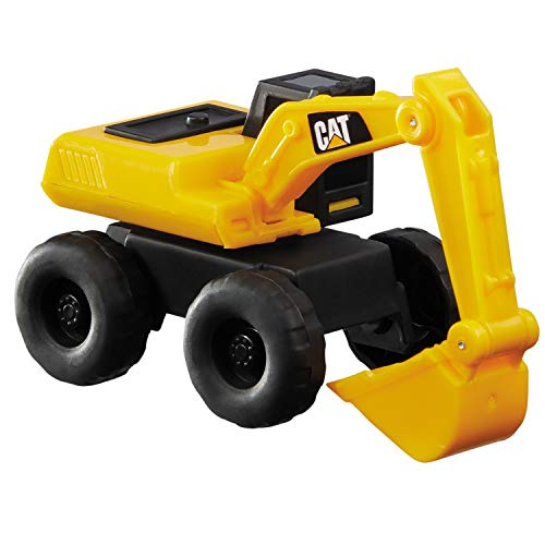 Mondo Motors-Caterpillar CAT Little Machines - Vehículo de construcción individual, color amarillo/negro, 25509, variado , color/modelo surtido