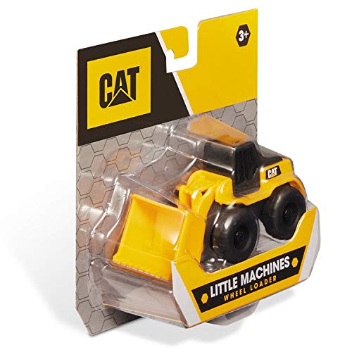 Mondo Motors-Caterpillar CAT Little Machines - Vehículo de construcción individual, color amarillo/negro, 25509, variado , color/modelo surtido
