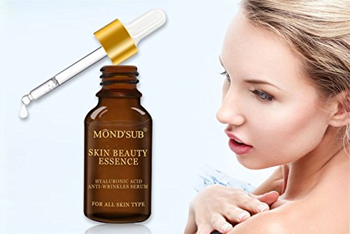 MOND'SUB vitamina C, colágeno, ácido hialurónico y oveja Placenta antienvejecimiento, antiarrugas, sueros brillantes para una piel perfecta joven y con aspecto brillante.