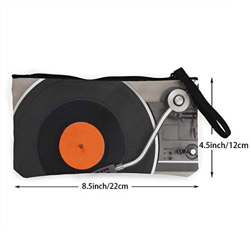 Monedero de lona para mujer, diseño de vídeo, unisex, con estampado en 3D, para hombres y mujeres.