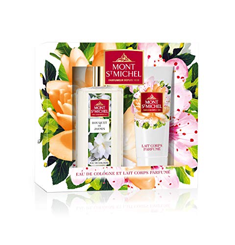 Mont Saint Michel - Caja con 2 productos (agua de colonia Pétale de Néroli de 75 ml y leche corporal perfumada de 75 ml)