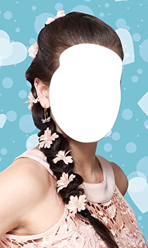 Montaje de la foto del peinado nupcial