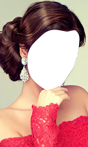 Montaje de la foto del peinado nupcial