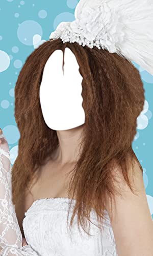 Montaje de la foto del peinado nupcial