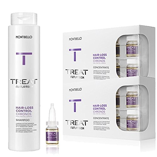 MONTIBELLO PACK ANTICAIDA_HAIR-LOSS CONTROL CHRONOS_ CHAMPU300ML + AMPOLLAS 20x7ML_